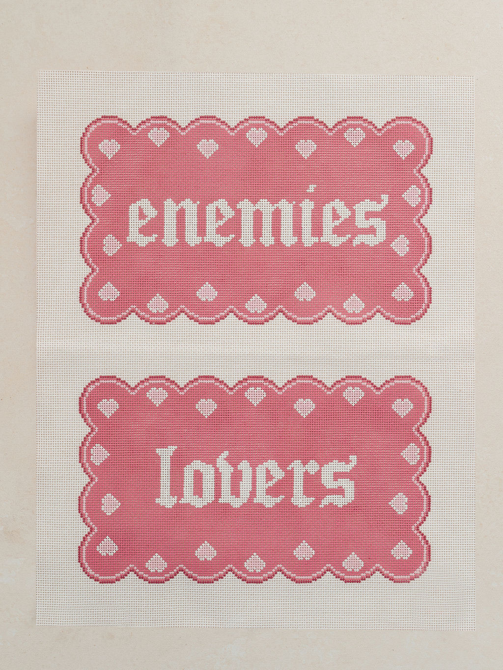 Enemies or Lovers? Two Sided Pillow