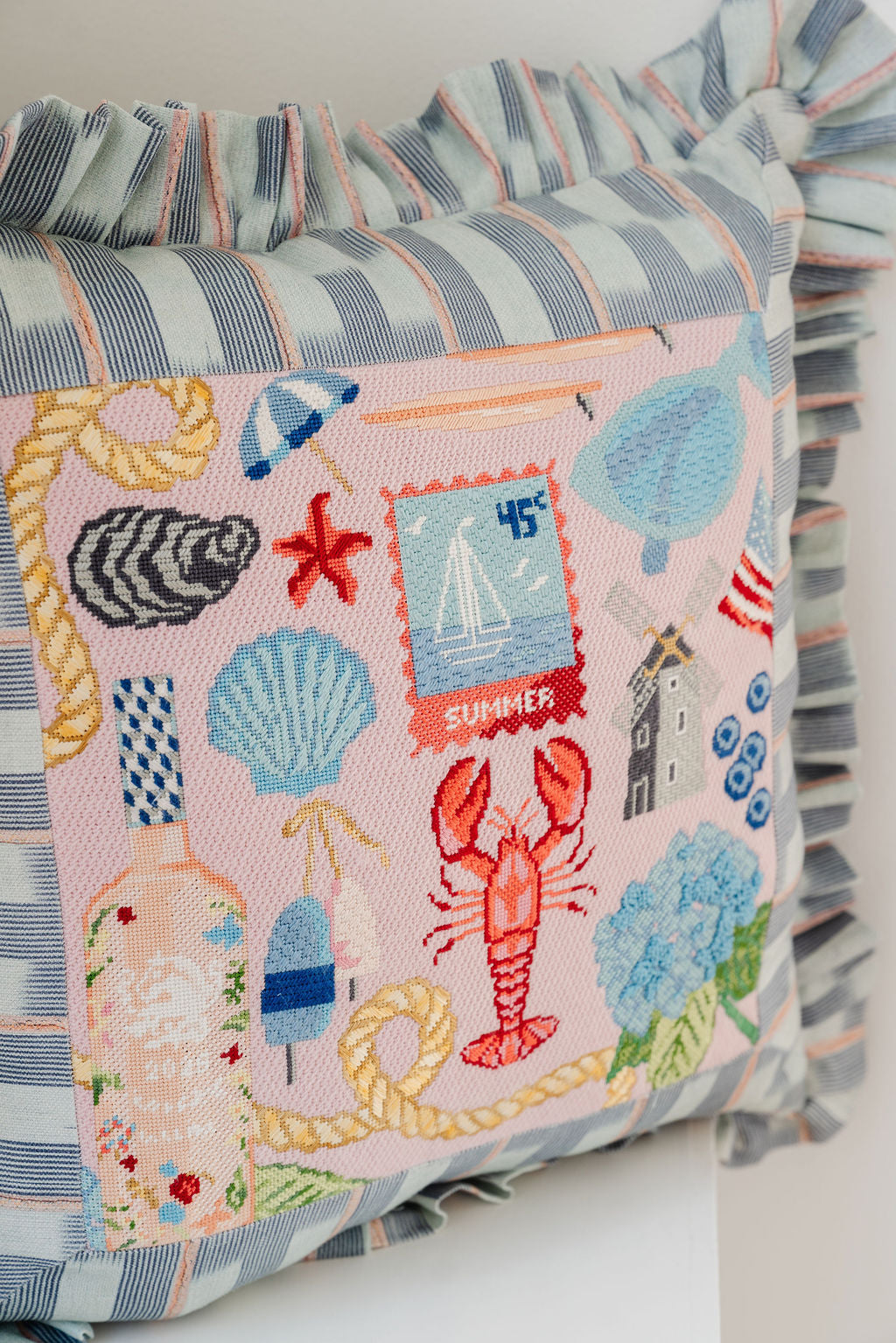 New England Summer Pillow